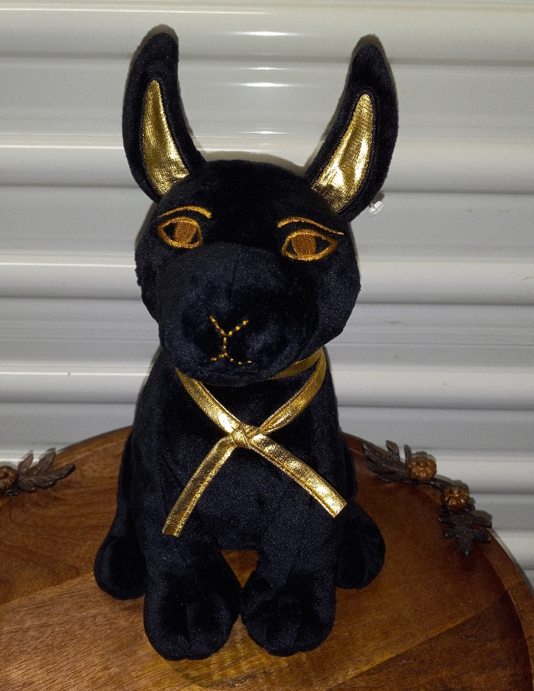 Summit Collection Anubis Dog Plush Egyptian 9"